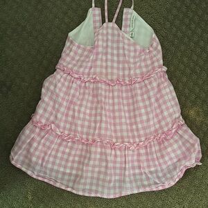 Janie and Jack Toddler Pink Gingham Dress